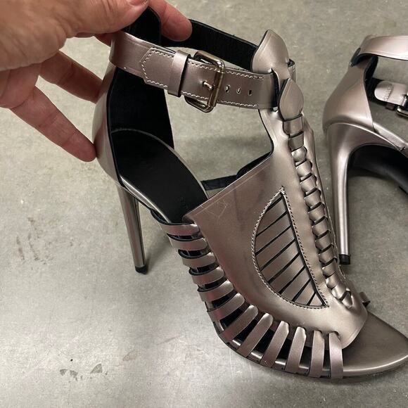 Proenza Schouler Women's Metallic Spartan High Heels Shoes Size 40 - Picture 11 of 12